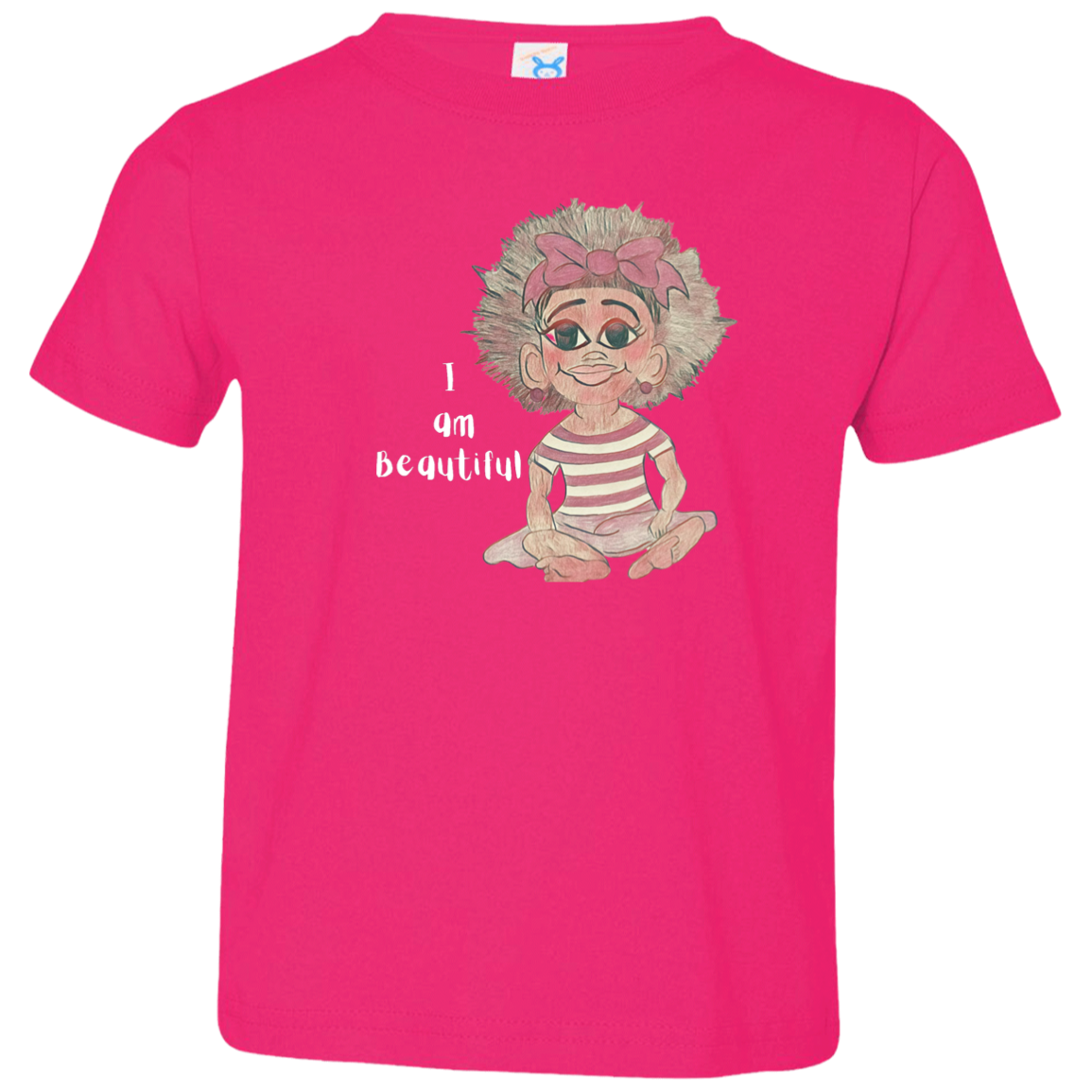 I am Beautiful Toddler Jersey T-Shirt