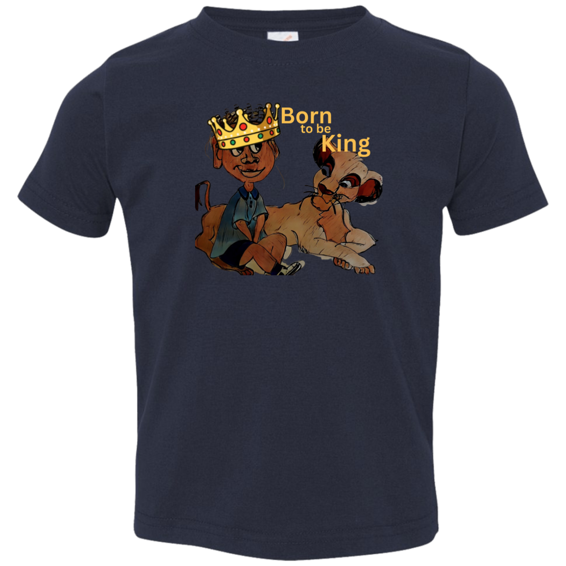 Born to be King Toddler Jersey T-Shirt
