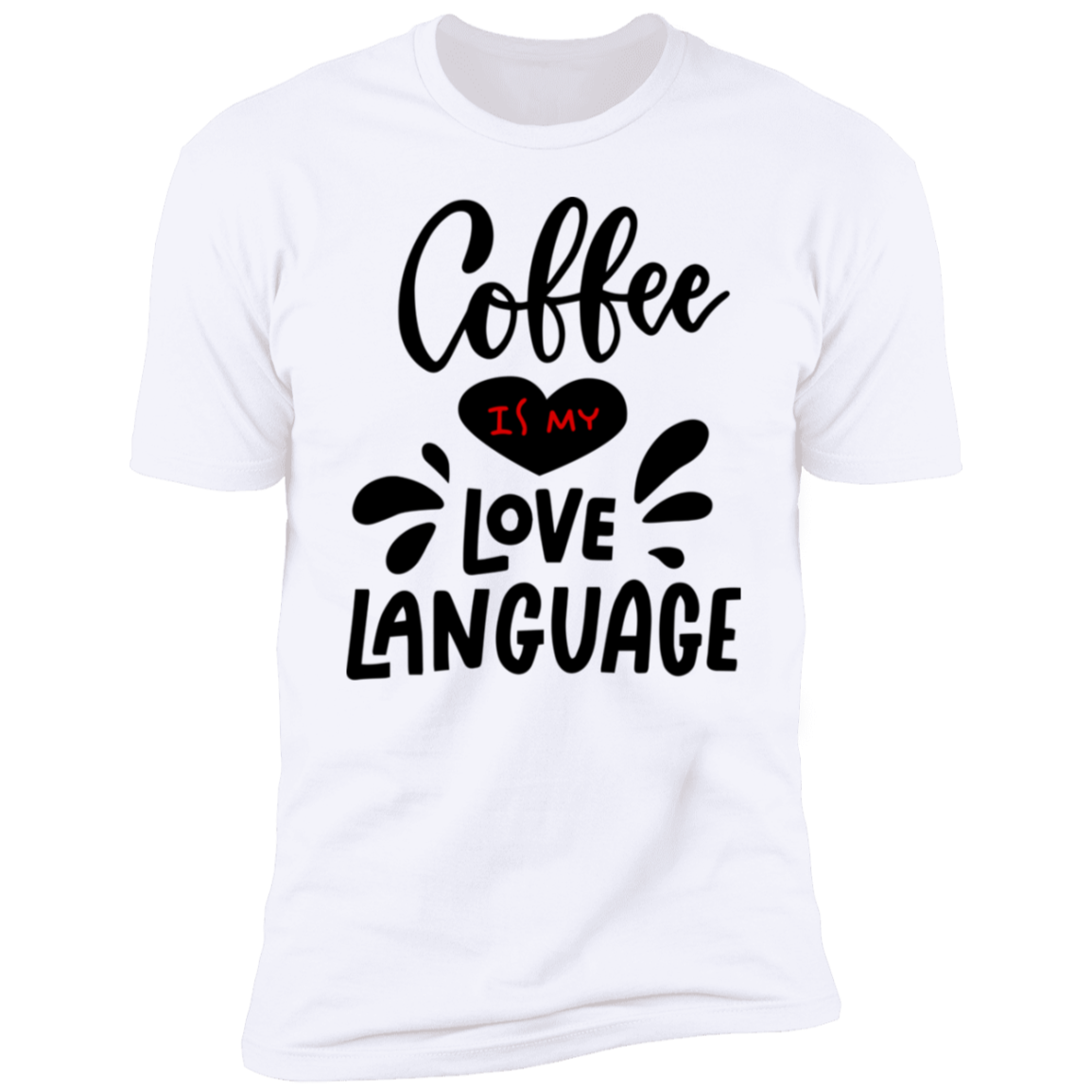 Men/Women Unisex "Coffee is my Love Language" Short Sleeve Tee