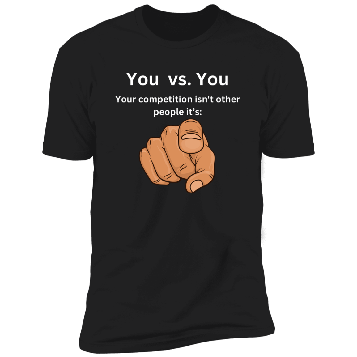 Men/Women Unisex "You vs You" Premium Motivational Short Sleeve T-Shirt