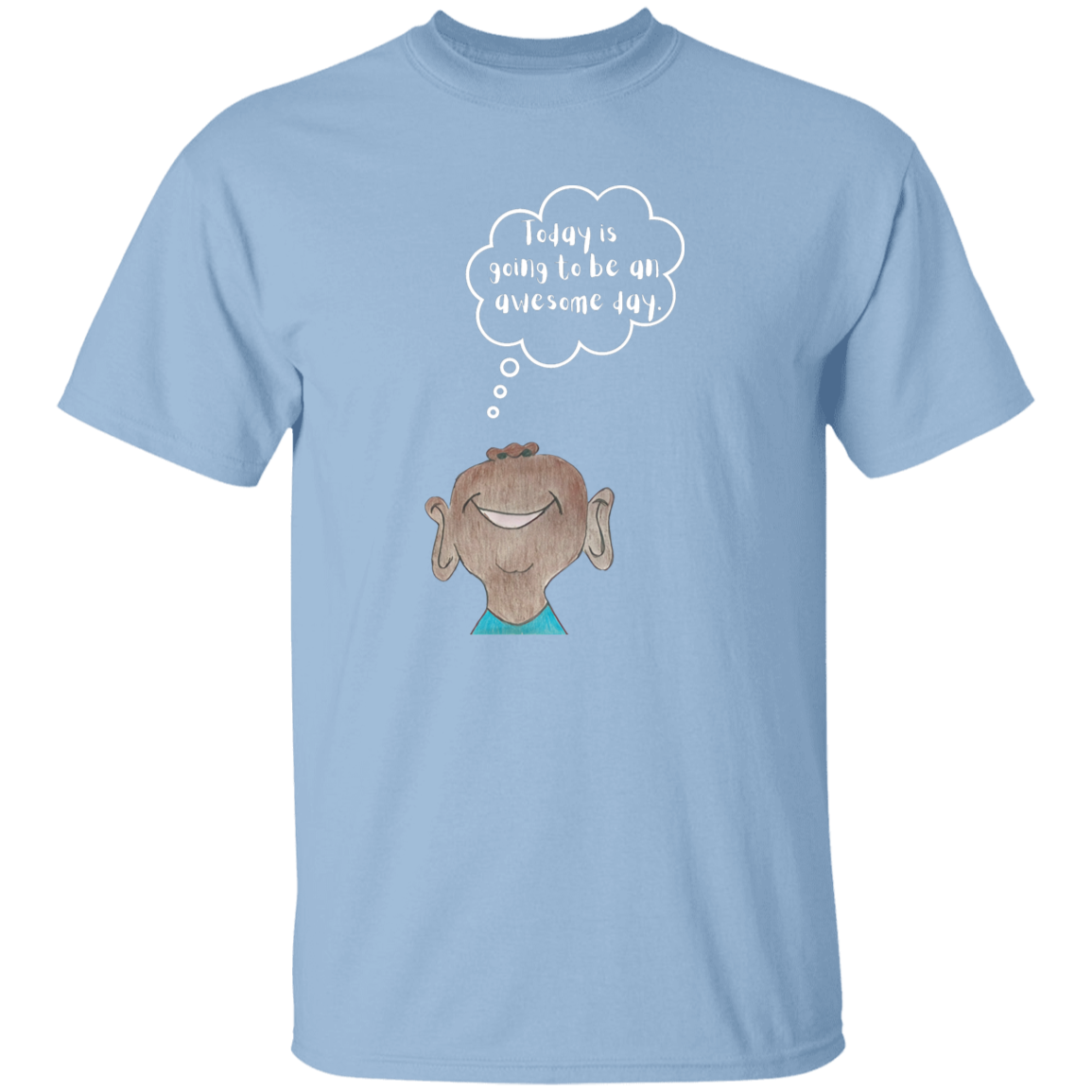 Today is going to be an awesome day Youth 5.3 oz 100% Cotton T-Shirt