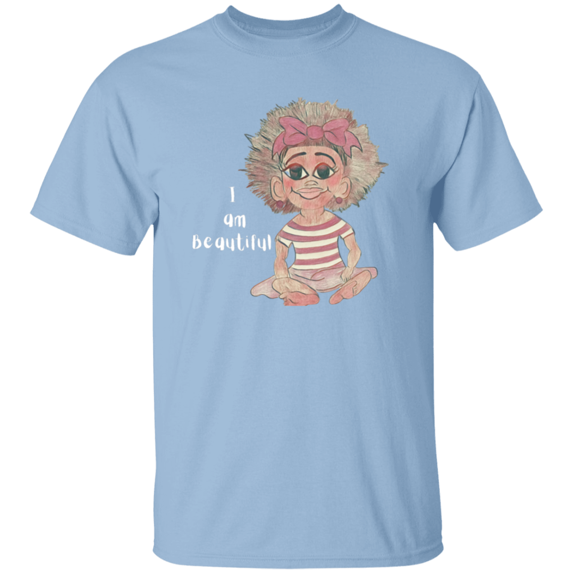 I am Beautiful Youth 5.3 oz 100% Cotton T-Shirt
