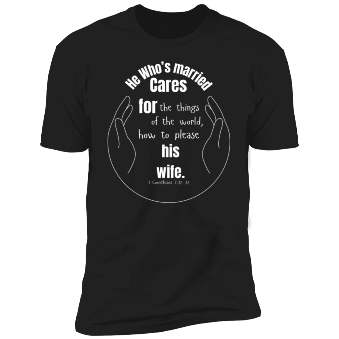 Men "HE THAT IS MARRIED Cares for the Things of the world how he may please his wife"