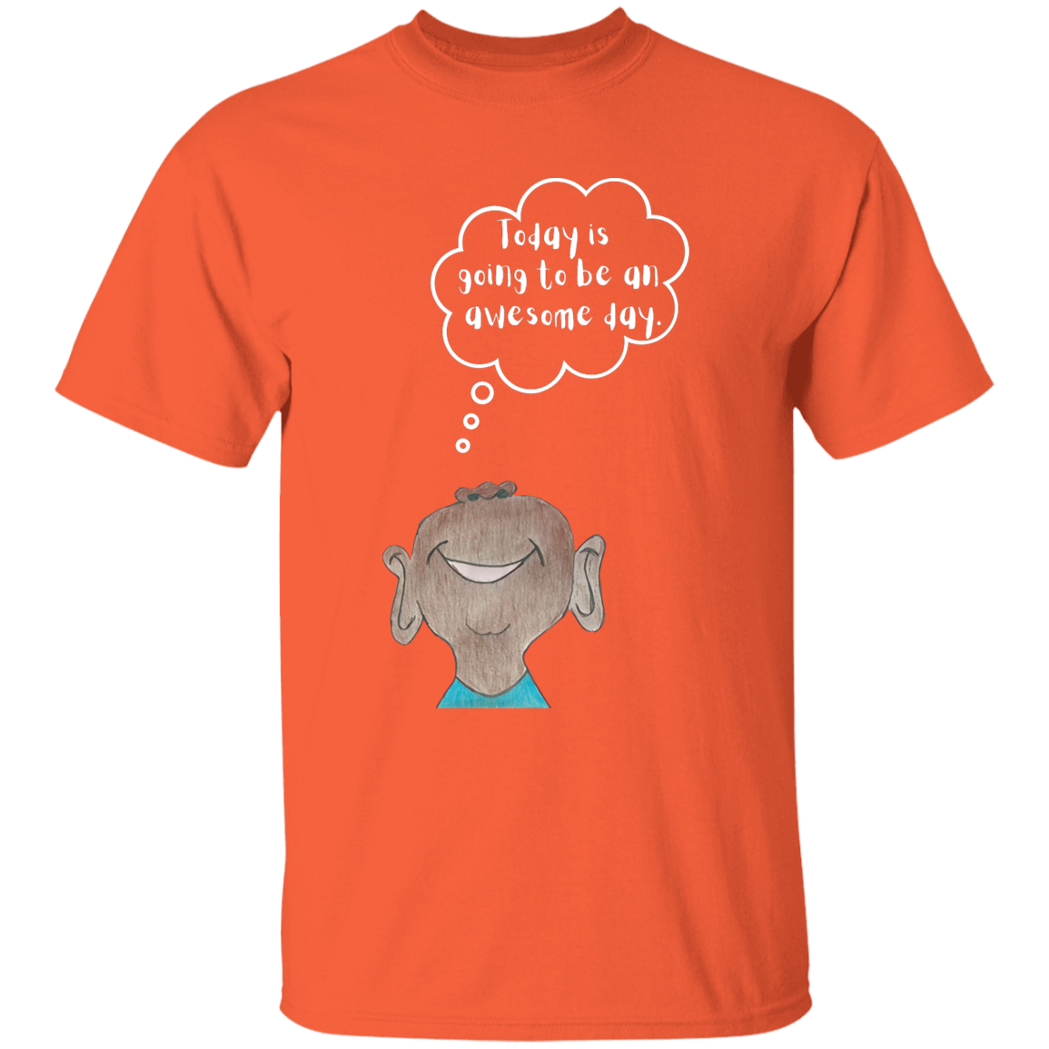 Today is going to be an awesome day Youth 5.3 oz 100% Cotton T-Shirt