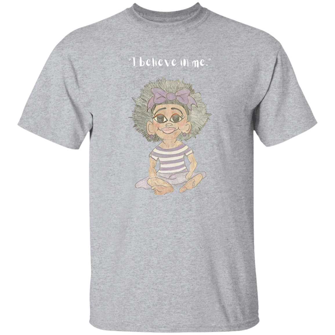 I believe in me Youth 5.3 oz 100% Cotton T-Shirt