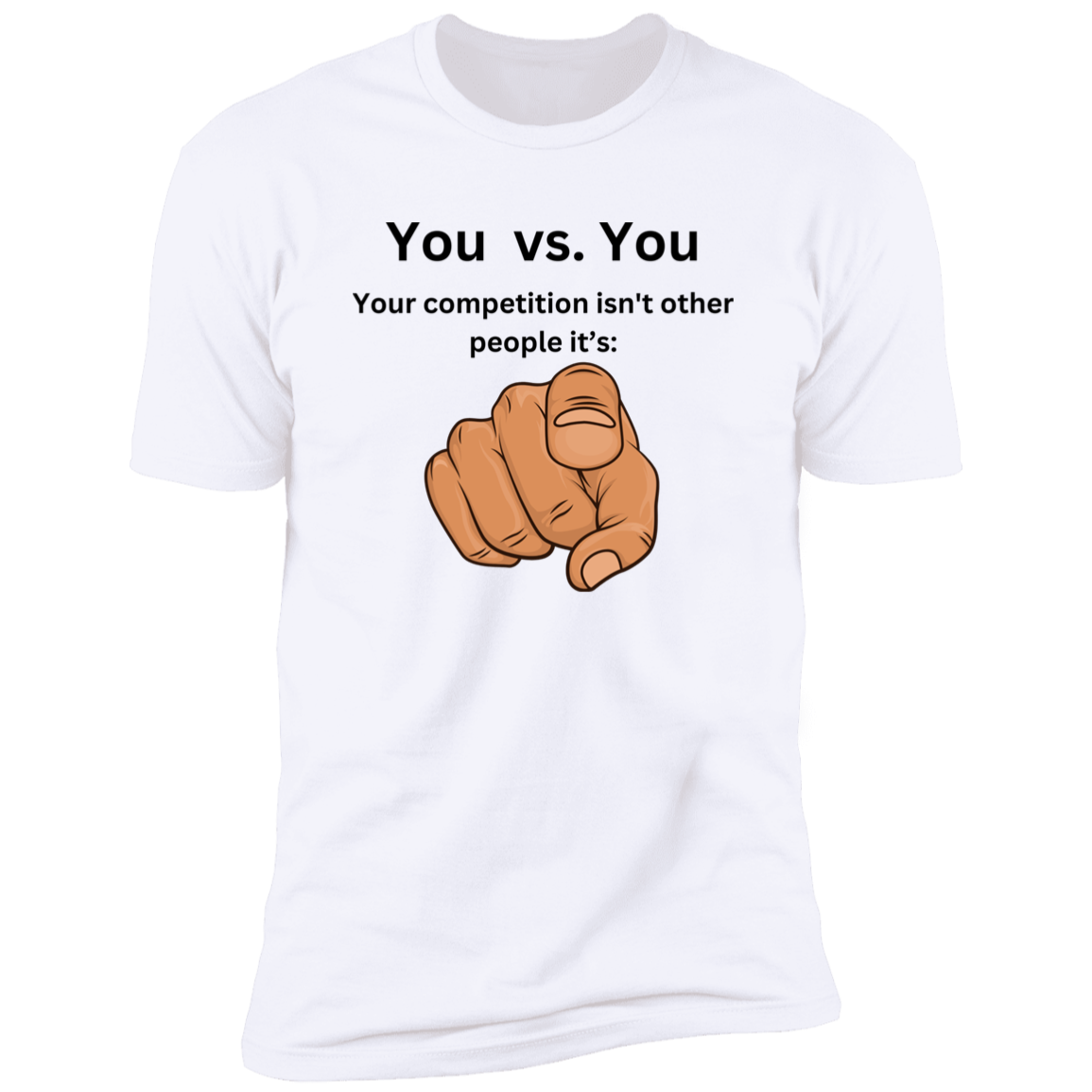Men/Women Unisex "You vs You" Premium Motivational Short Sleeve T-Shirt