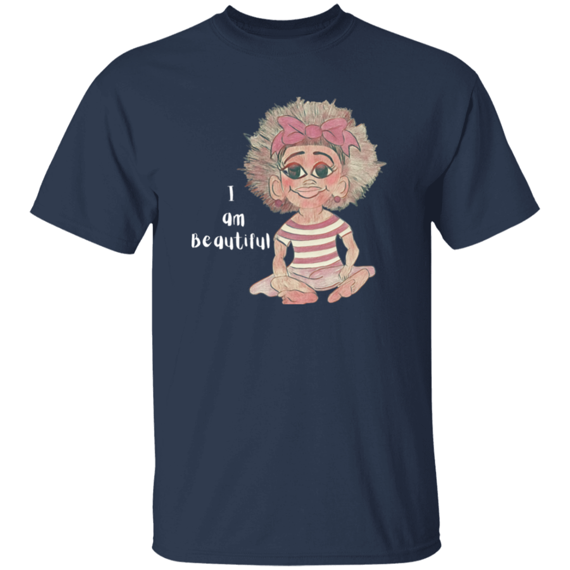 I am Beautiful Youth 5.3 oz 100% Cotton T-Shirt
