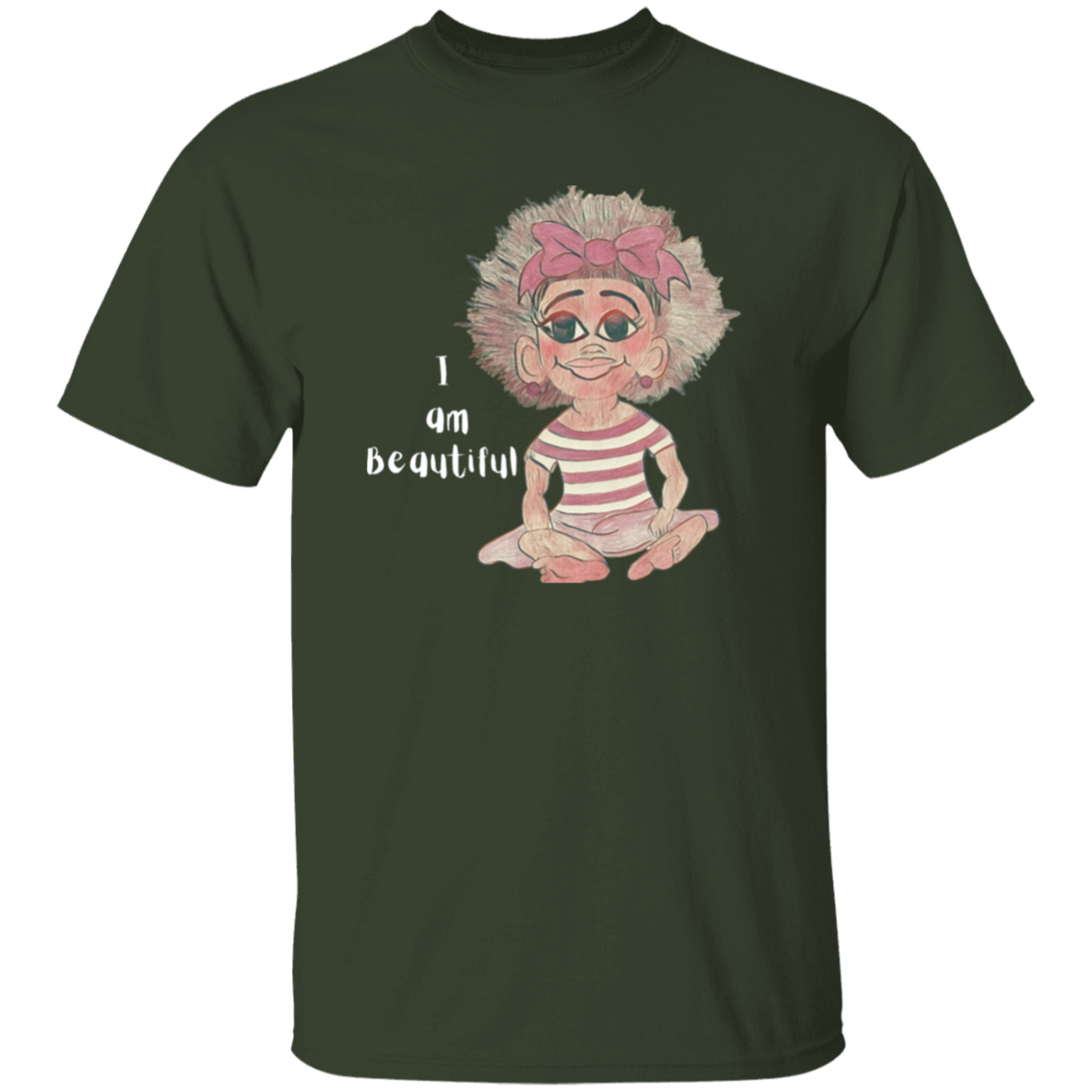 I am Beautiful Youth 5.3 oz 100% Cotton T-Shirt