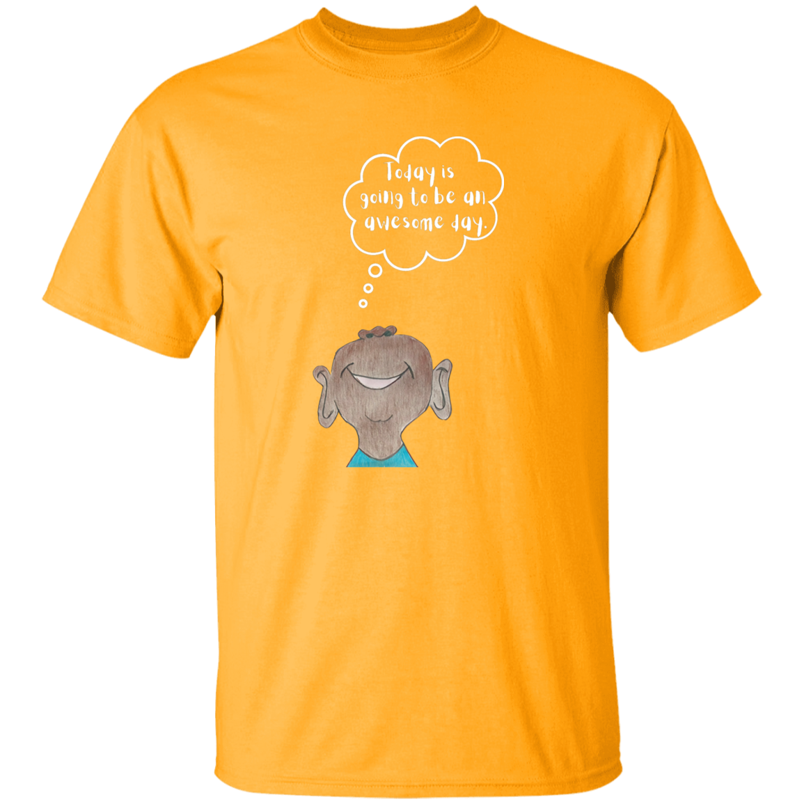 Today is going to be an awesome day Youth 5.3 oz 100% Cotton T-Shirt