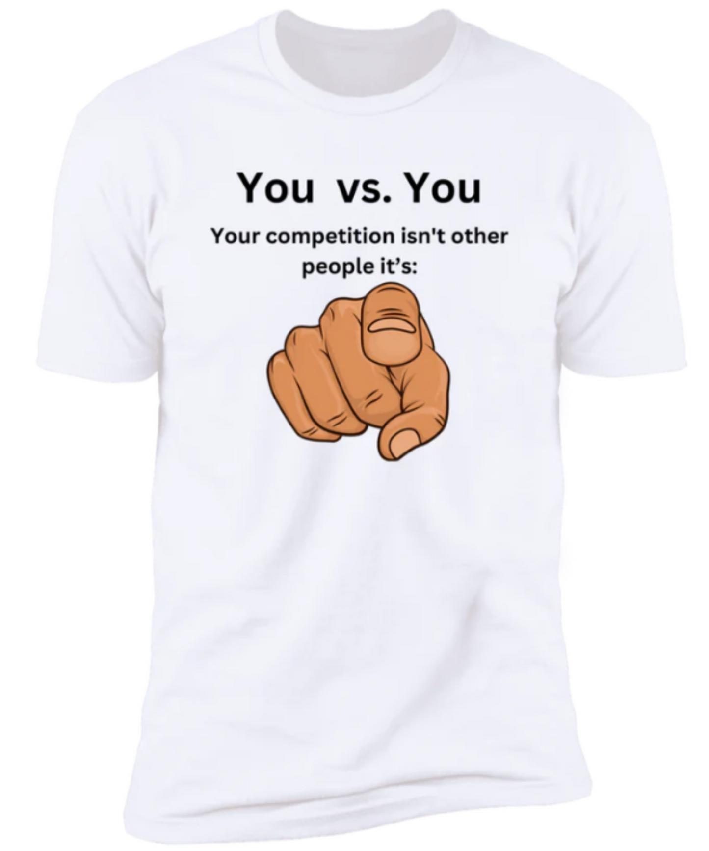 Men/Women Unisex "You vs You" Premium Motivational Short Sleeve T-Shirt