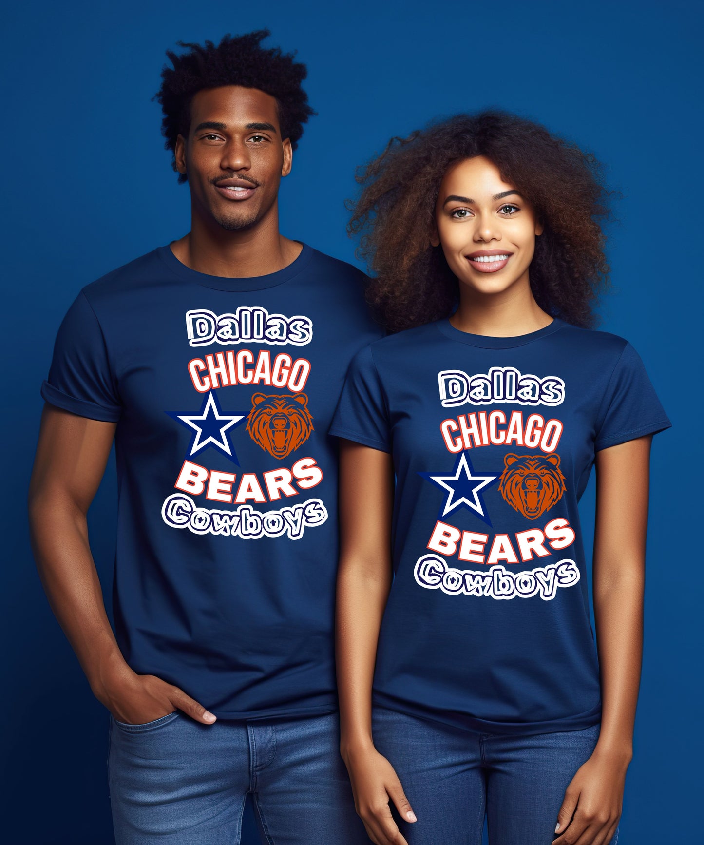 Cowboys & Bears Unisex Jersey Short-Sleeve T-Shirt