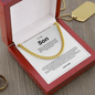 To My Son the Man Cuban Link Chain