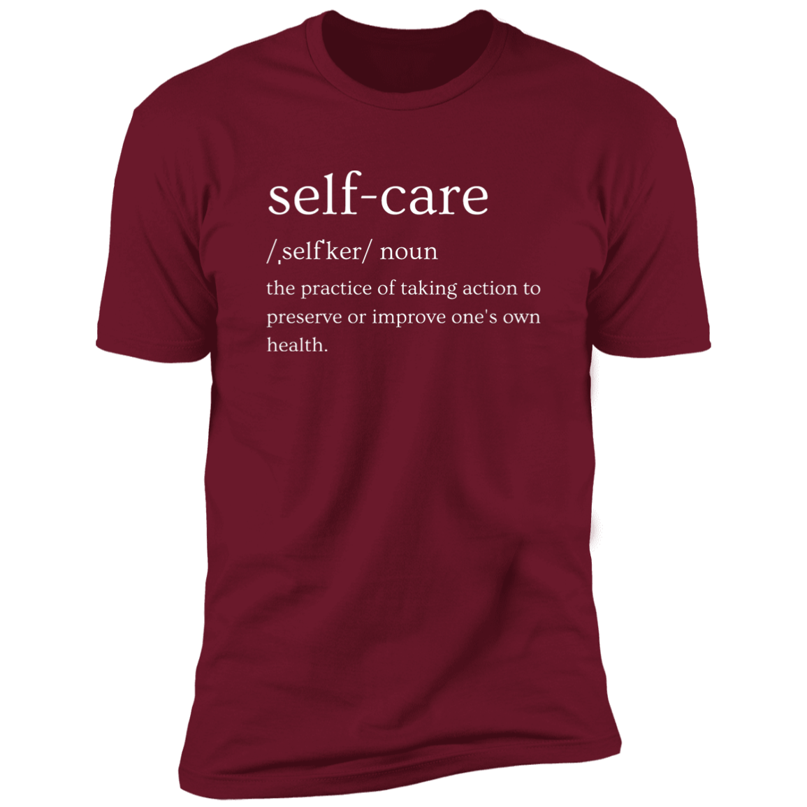 Men/Women Unisex "Self-Care" Short Sleeve Faith-Based T-Shirt