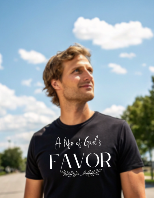 A Life of God's Favor Premium Short Sleeve T-Shirt