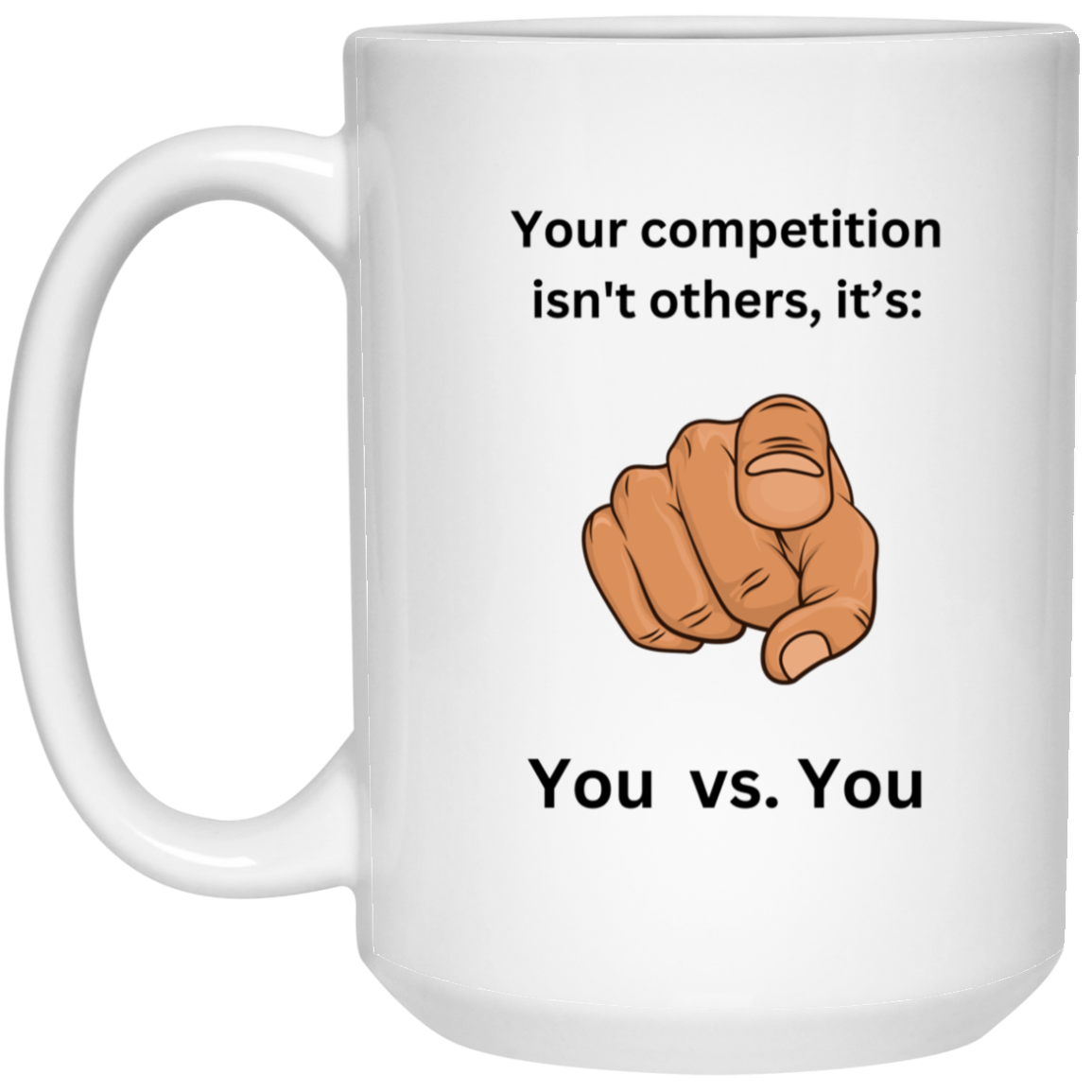 You vs You 15 oz. White Mug