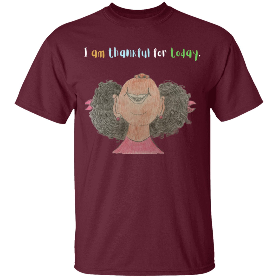 I am thankful for today Youth 5.3 oz 100% Cotton T-Shirt