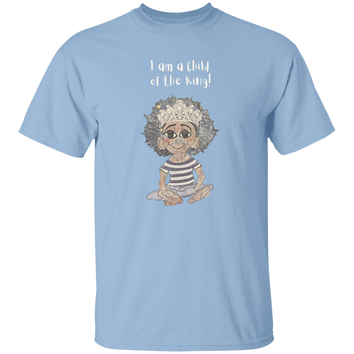 I am a child of the King Youth 5.3 oz 100% Cotton T-Shirt