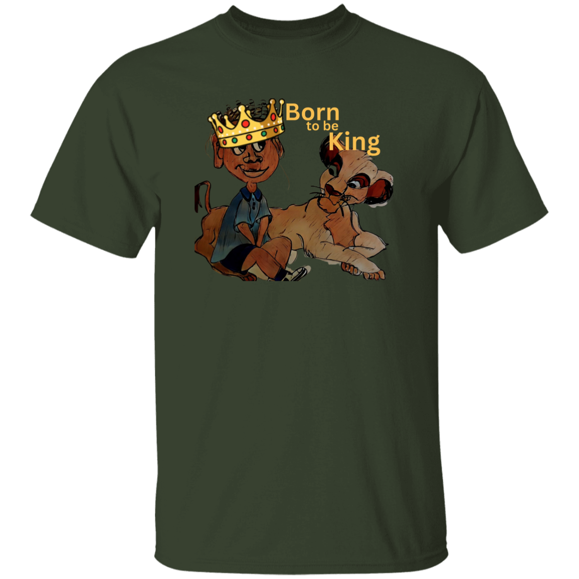 Born to be King Youth 5.3 oz 100% Cotton T-Shirt