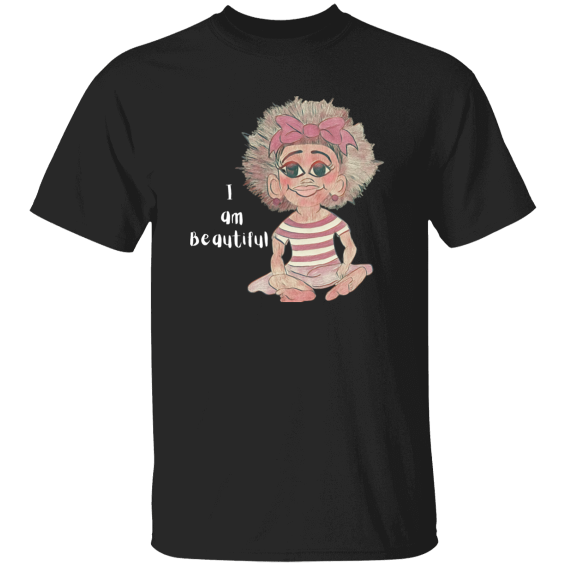 I am Beautiful Youth 5.3 oz 100% Cotton T-Shirt