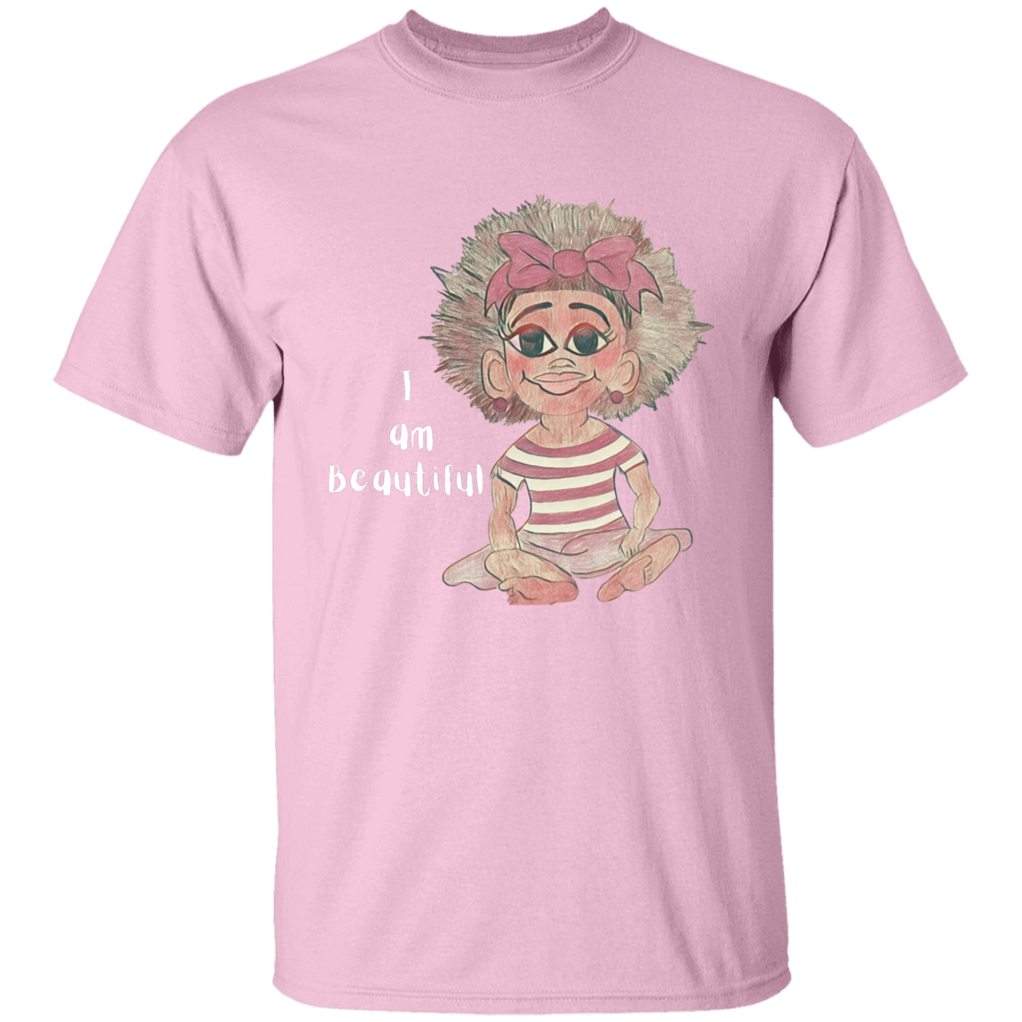 I am Beautiful Youth 5.3 oz 100% Cotton T-Shirt