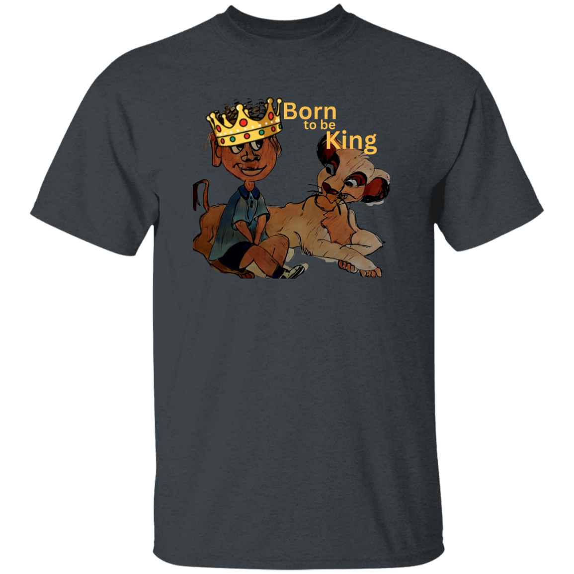 Born to be King Youth 5.3 oz 100% Cotton T-Shirt