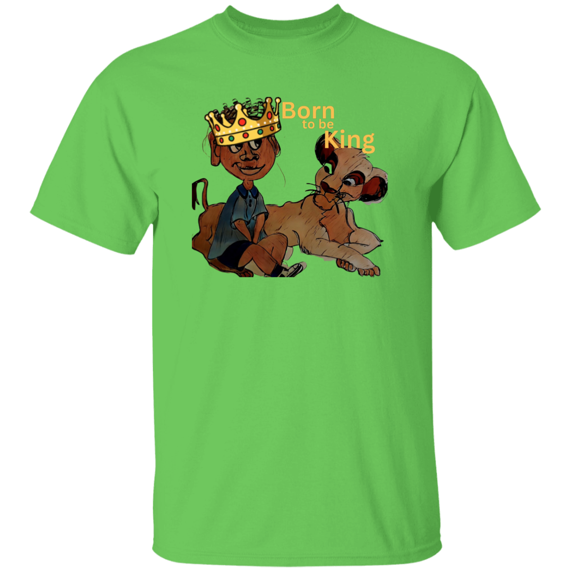 Born to be King Youth 5.3 oz 100% Cotton T-Shirt