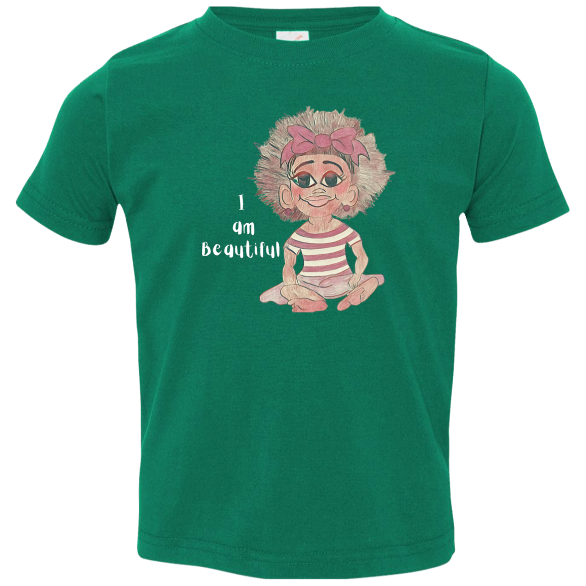 I am Beautiful Toddler Jersey T-Shirt