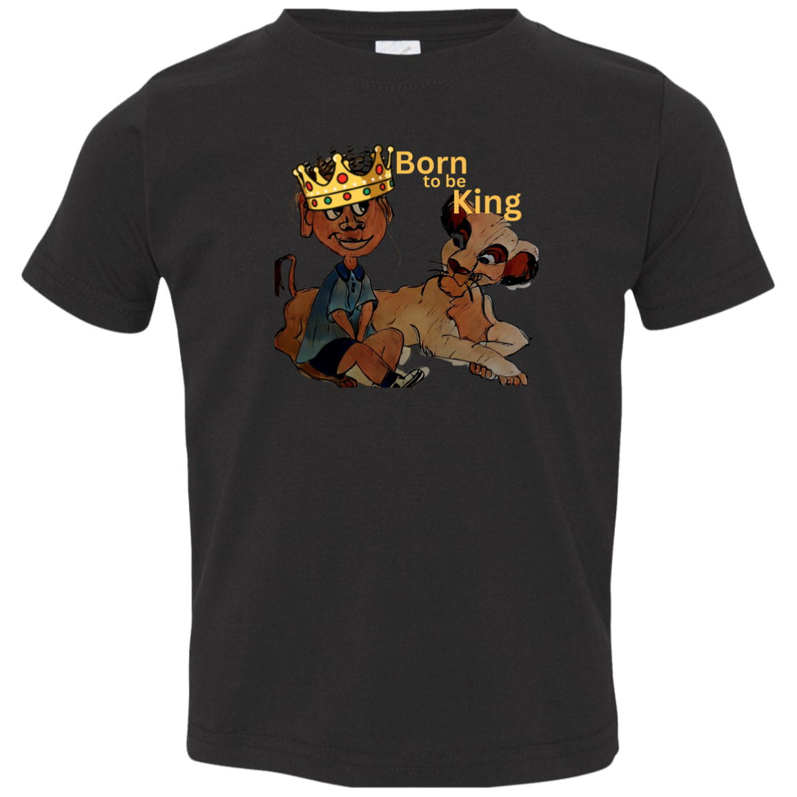 Born to be King Toddler Jersey T-Shirt