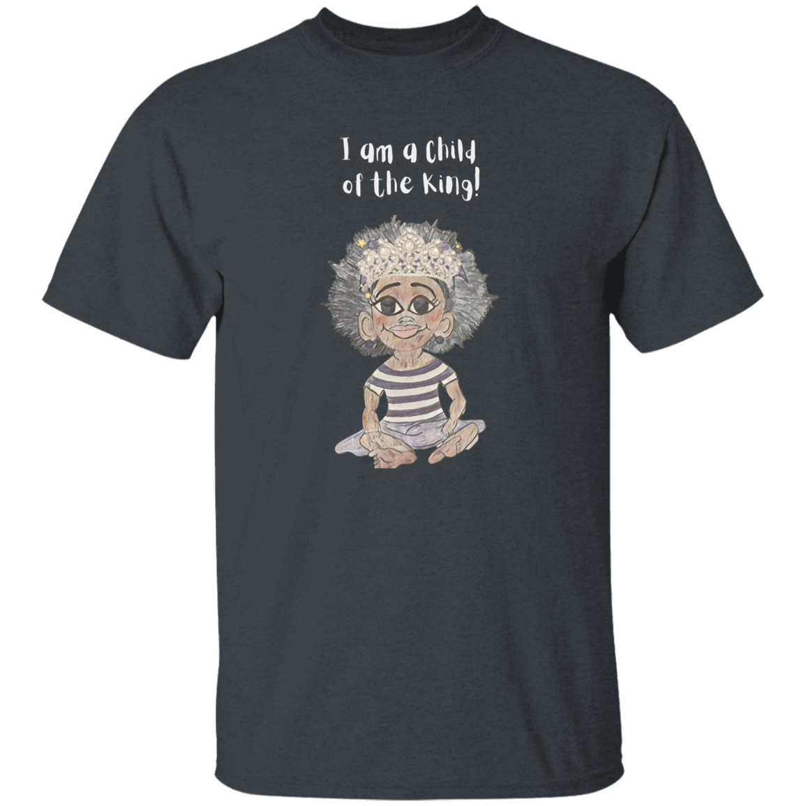 I am a child of the King Youth 5.3 oz 100% Cotton T-Shirt