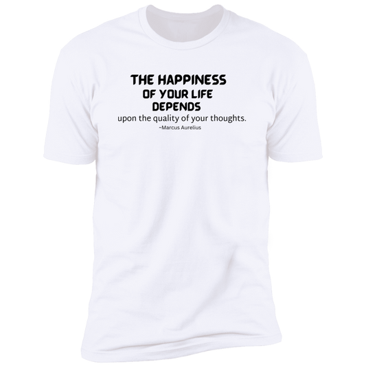 Happiness Depends Men and Women Short Sleeve Bible - Tees