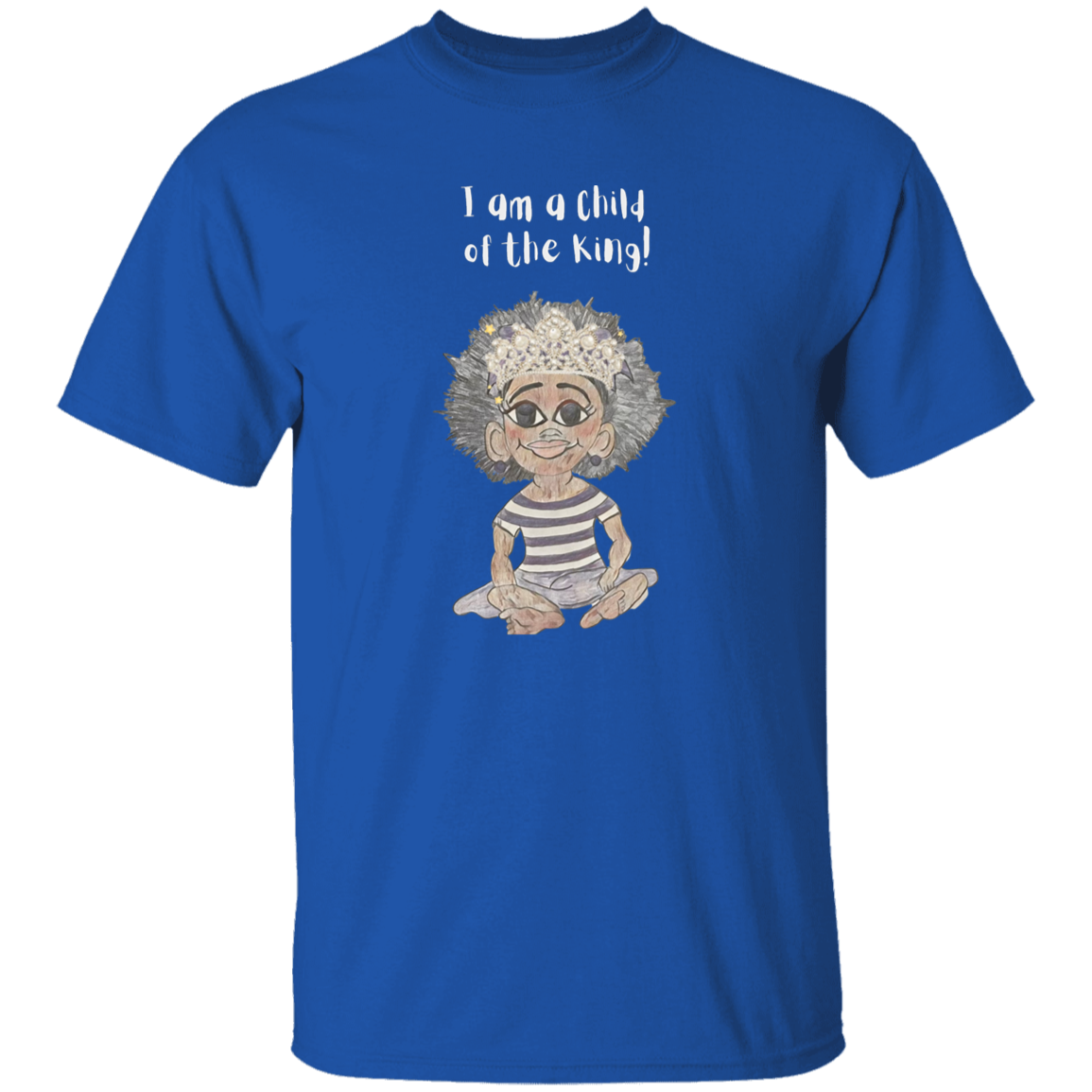 I am a child of the King Youth 5.3 oz 100% Cotton T-Shirt