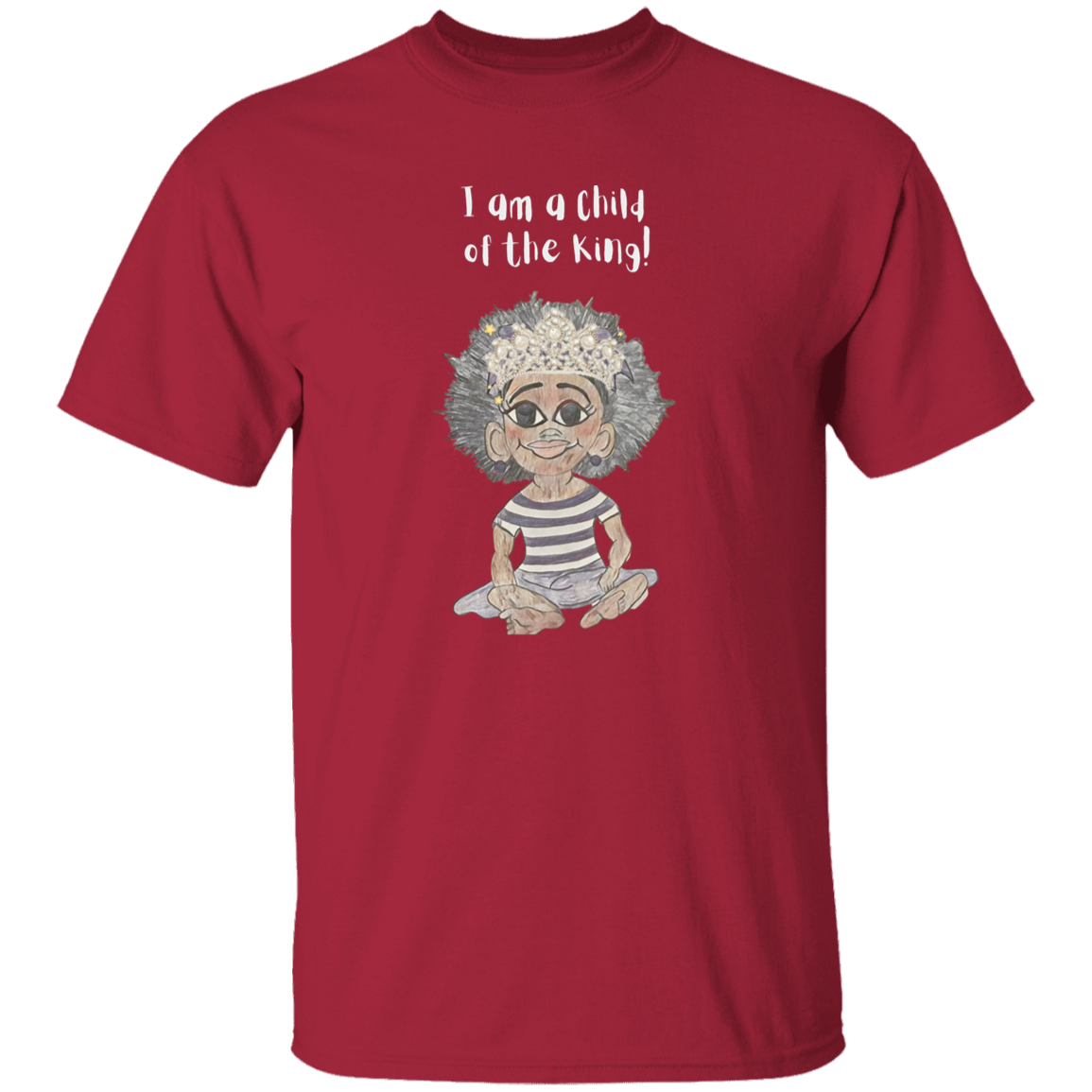 I am a child of the King Youth 5.3 oz 100% Cotton T-Shirt