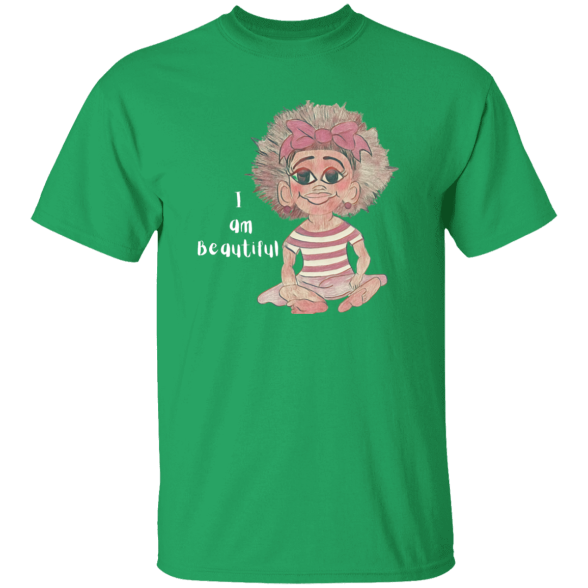 I am Beautiful Youth 5.3 oz 100% Cotton T-Shirt