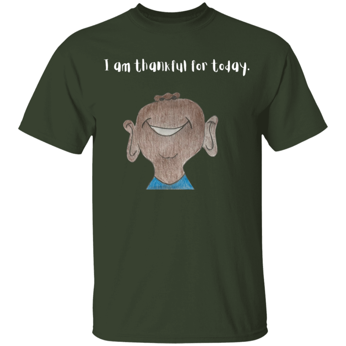 I am thankful for today Youth 5.3 oz 100% Cotton T-Shirt