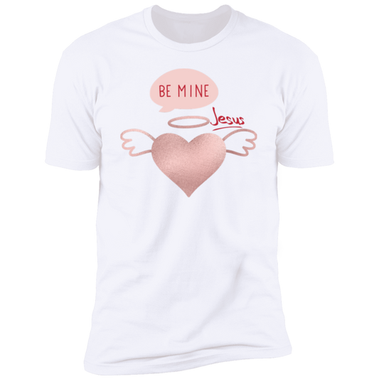 Next Level Women BE MINE JESUS Black & Pink White & Pink  Short Sleeve T-Shirt - Faith Apparel