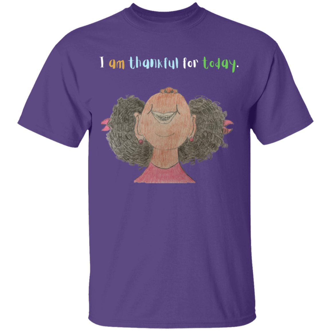 I am thankful for today Youth 5.3 oz 100% Cotton T-Shirt