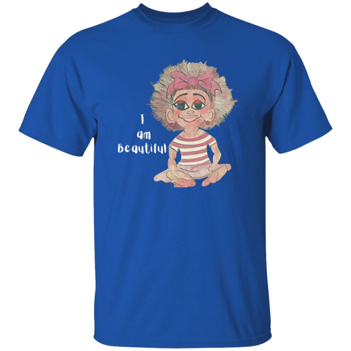 I am Beautiful Youth 5.3 oz 100% Cotton T-Shirt