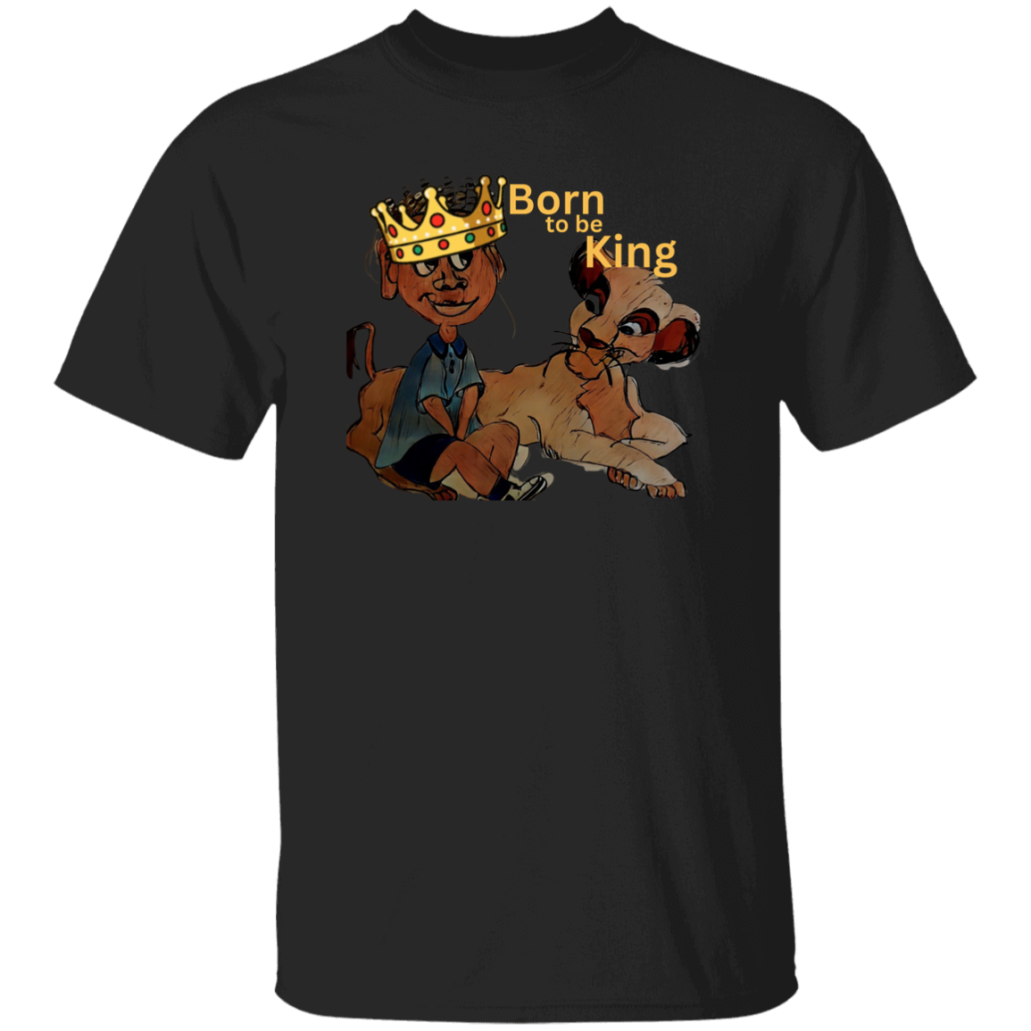 Born to be King Youth 5.3 oz 100% Cotton T-Shirt