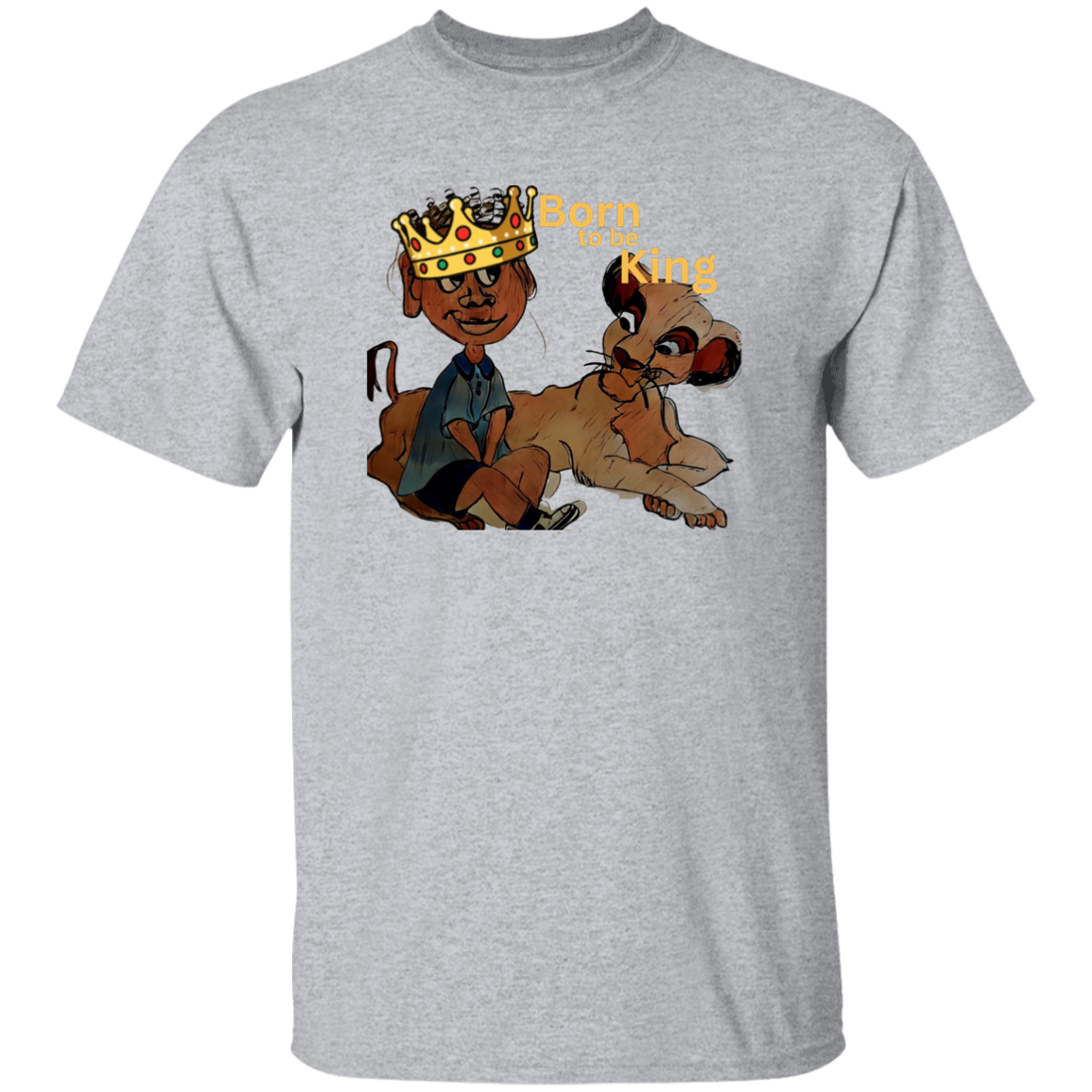 Born to be King Youth 5.3 oz 100% Cotton T-Shirt