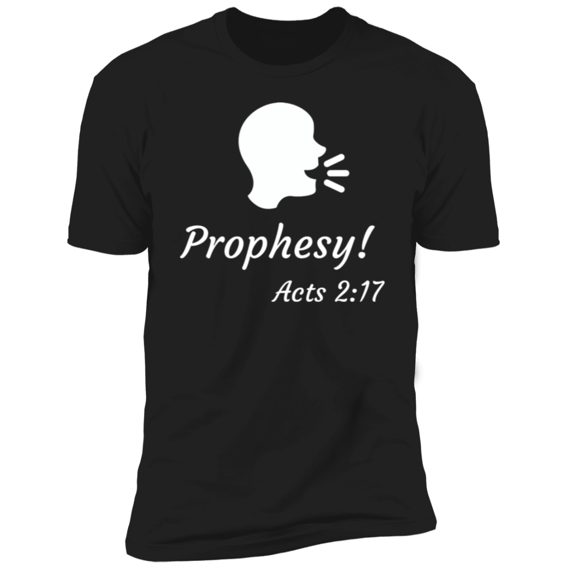 Prophesy!  Men & Women Premium Short Sleeve Bible - Tees Faith Apparel