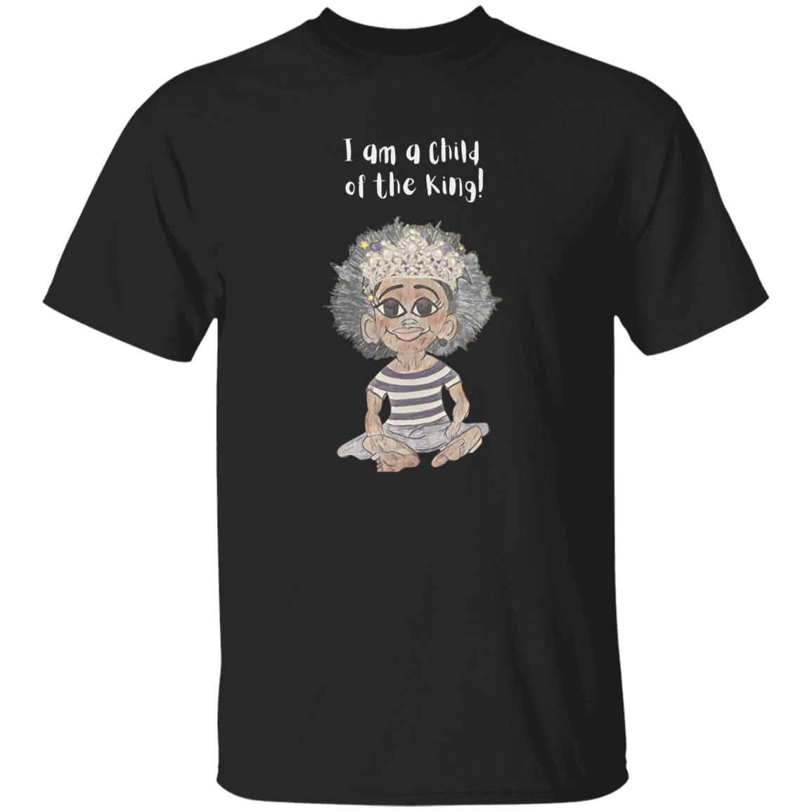 I am a child of the King Youth 5.3 oz 100% Cotton T-Shirt