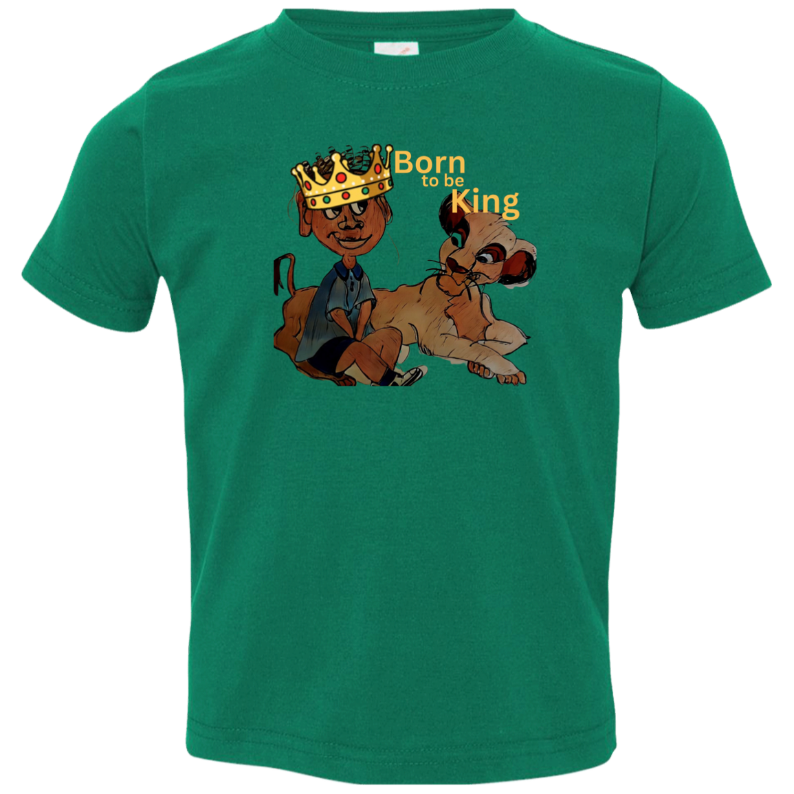 Born to be King Toddler Jersey T-Shirt