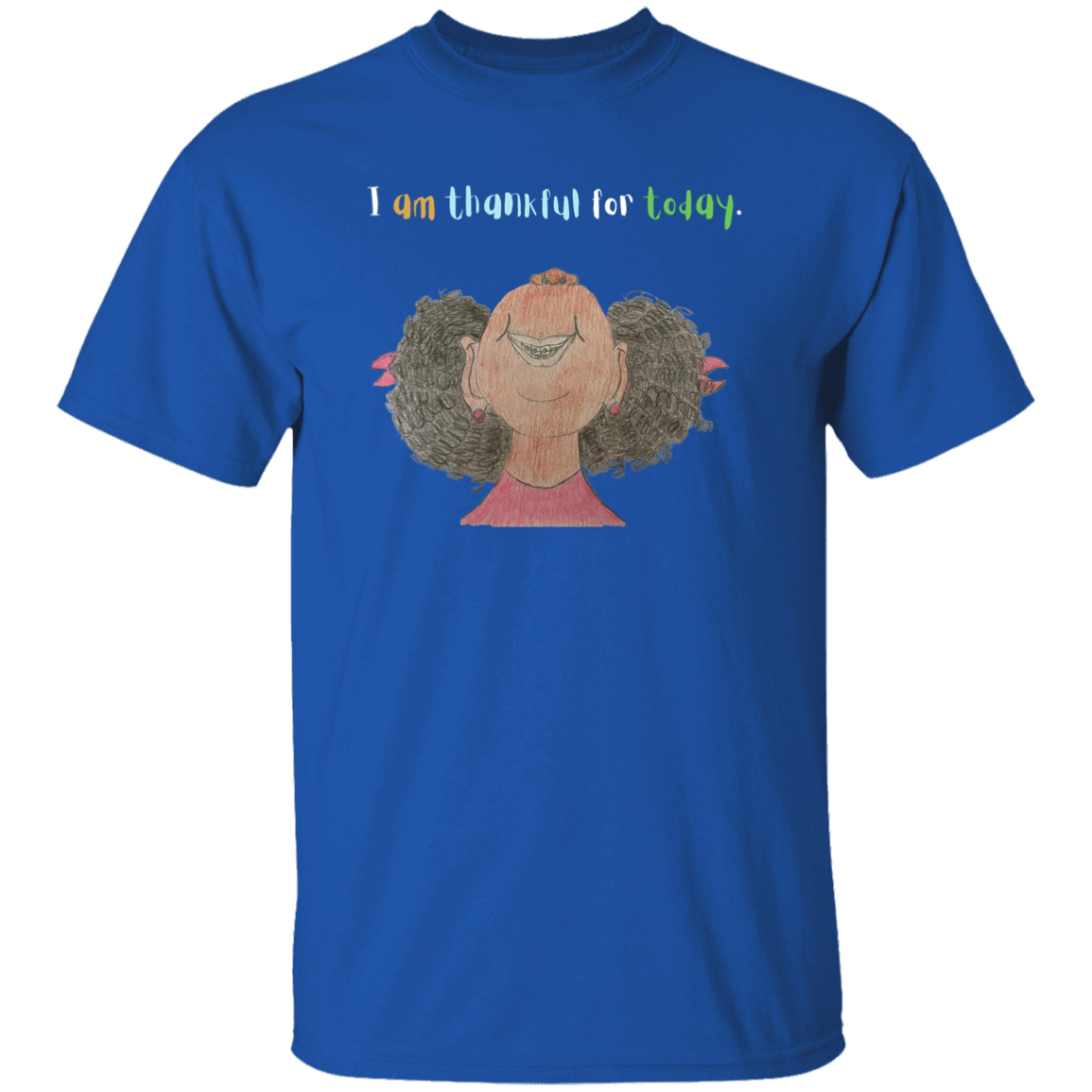 I am thankful for today Youth 5.3 oz 100% Cotton T-Shirt