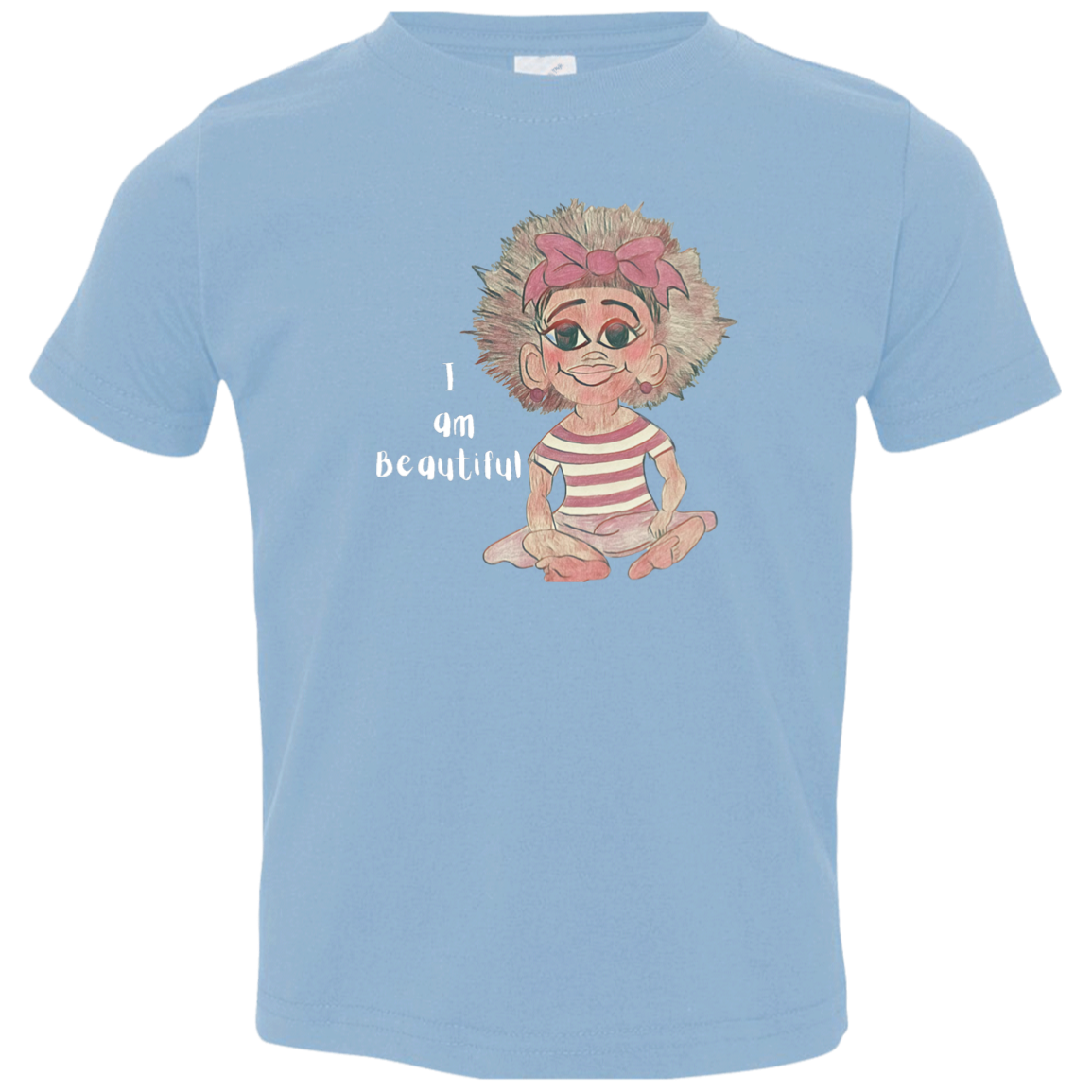 I am Beautiful Toddler Jersey T-Shirt