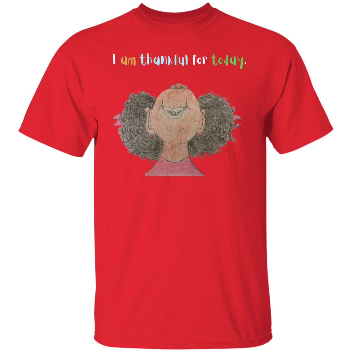 I am thankful for today Youth 5.3 oz 100% Cotton T-Shirt