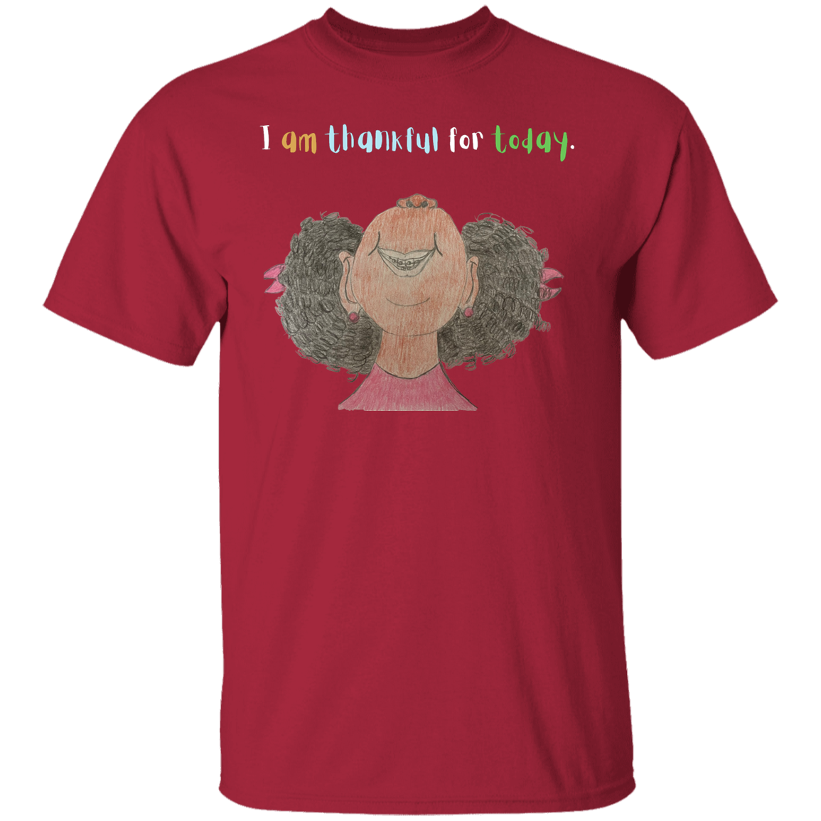 I am thankful for today Youth 5.3 oz 100% Cotton T-Shirt