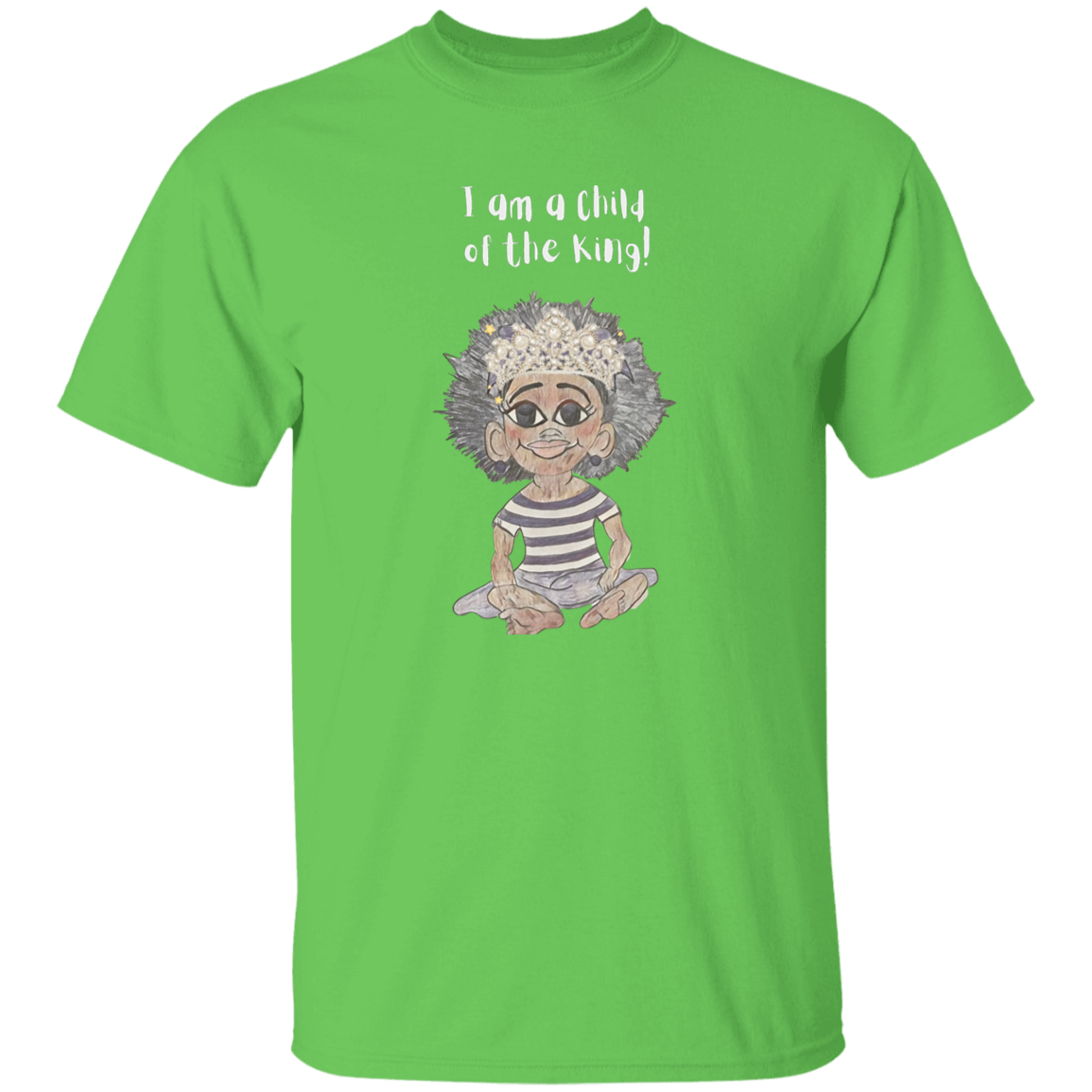 I am a child of the King Youth 5.3 oz 100% Cotton T-Shirt