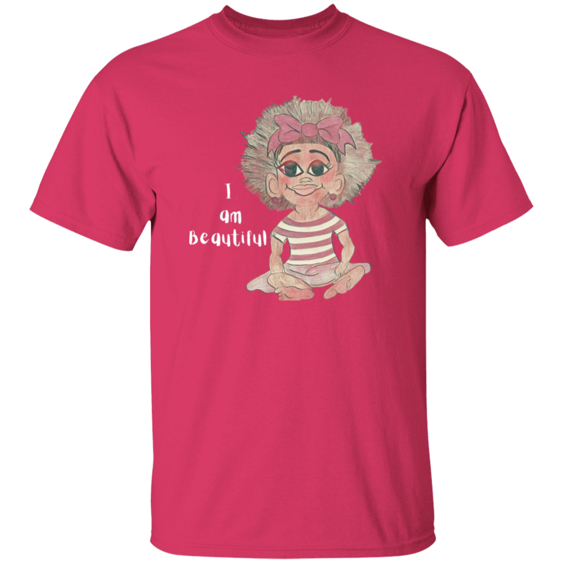 I am Beautiful Youth 5.3 oz 100% Cotton T-Shirt