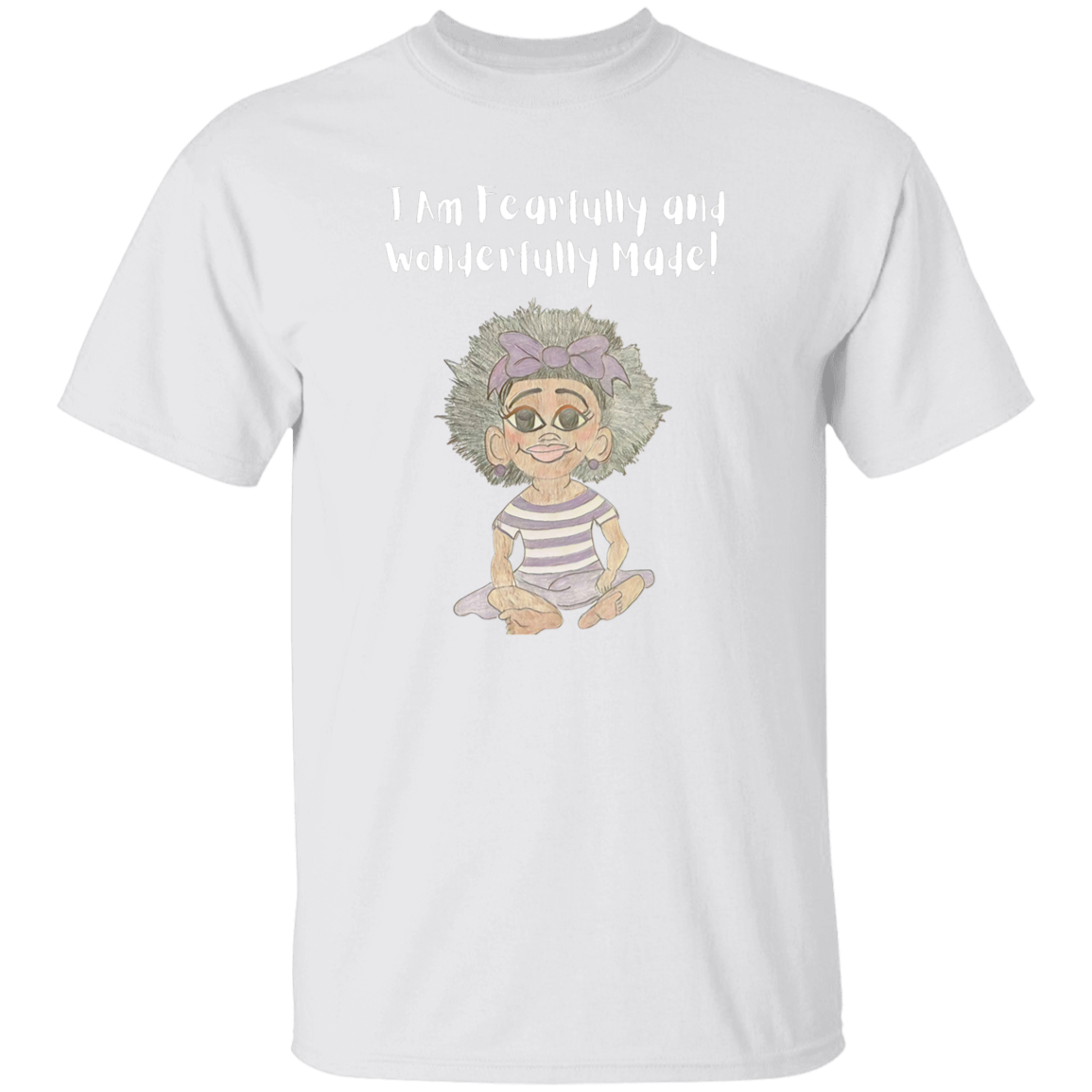 I am Fearfully & Wonderfully Made Youth 5.3 oz 100% Cotton T-Shirt