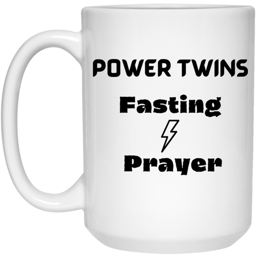 Power Twins 15oz Gloss Ceramic Mug